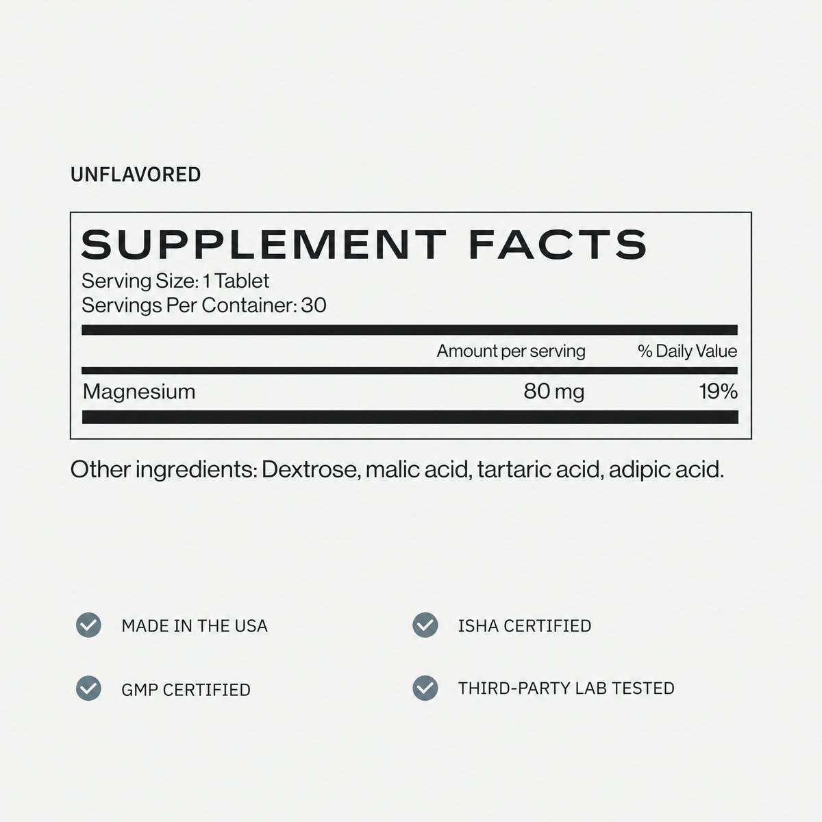 Molecular Hydrogen Tablets